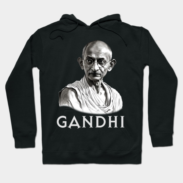 Mahatma Gandhi Hoodie by UrbanLifeApparel