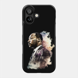 Martin Luther King abstract Phone Case