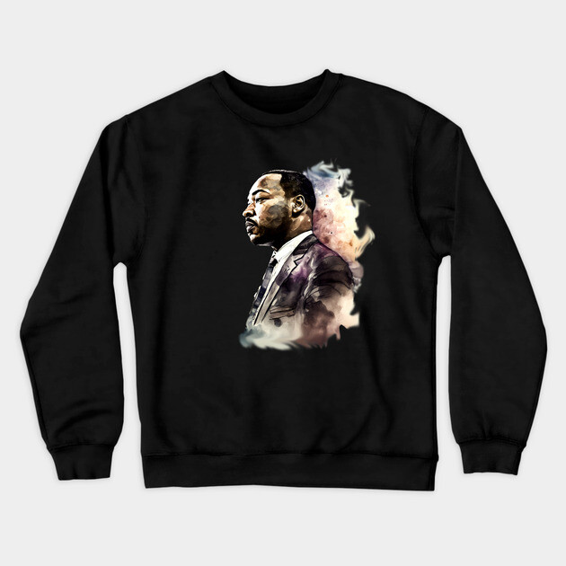 Martin Luther King abstract Crewneck Sweatshirt by UrbanLifeApparel