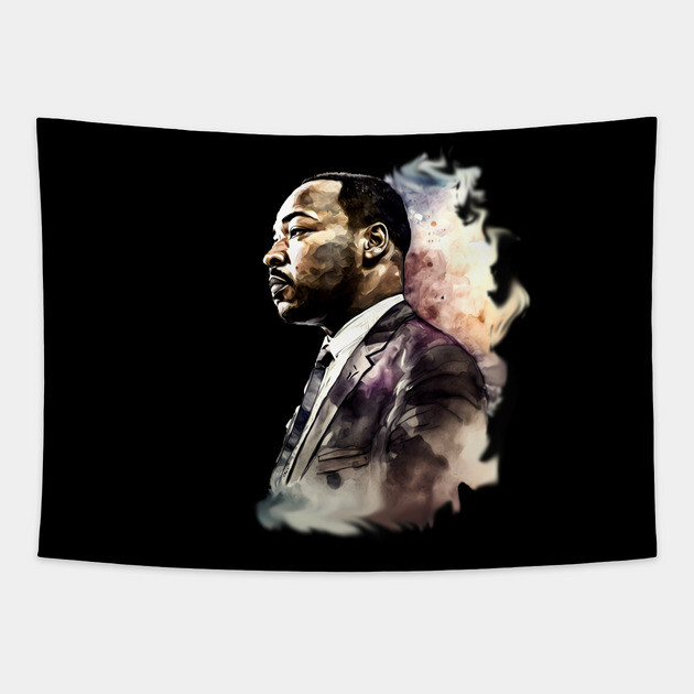 Martin Luther King abstract Tapestry by UrbanLifeApparel