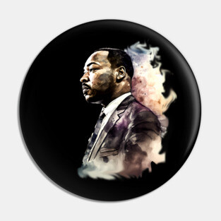 Martin Luther King abstract Pin