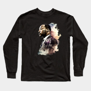Martin Luther King abstract Long Sleeve T-Shirt