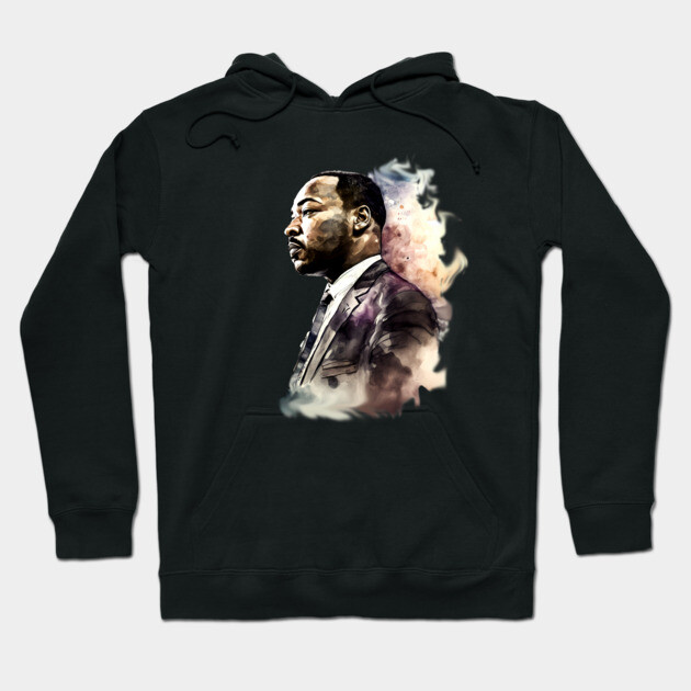 Martin Luther King abstract Hoodie by UrbanLifeApparel