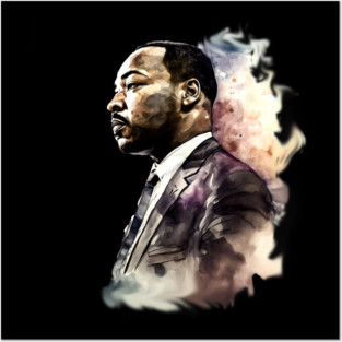 Martin Luther King abstract Posters and Art