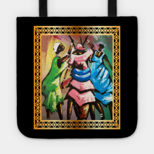 African Women, Afro African Artwork Tote