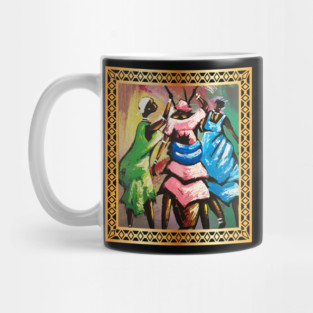 African Women, Afro African Artwork Mug