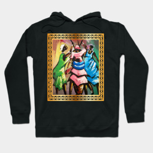 African Women, Afro African Artwork Hoodie