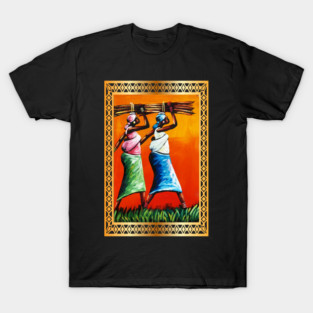African Woman Artwork, Black History T-Shirt