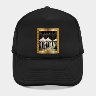 Mud Hut, African Artwork Hat