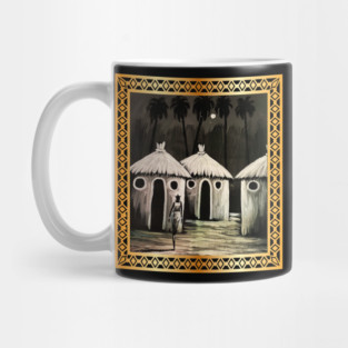 Mud Hut, African Artwork Mug