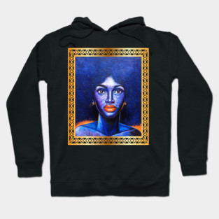 Afro African Woman, Afro Hair, African Artwork Hoodie