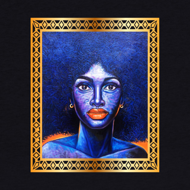 Afro African Woman, Afro Hair, African Artwork by logiamerch