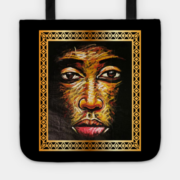 African Man, African Artwork, Black History Tote by logiamerch