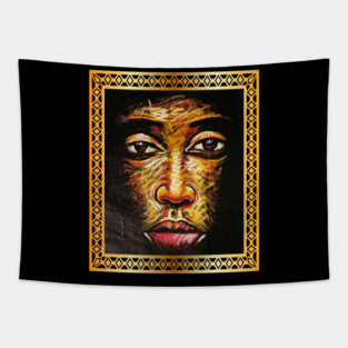 African Man, African Artwork, Black History Tapestry