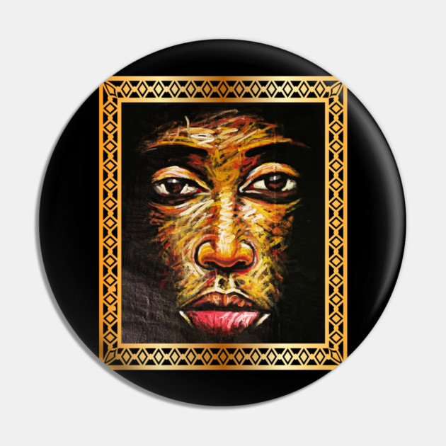 African Man, African Artwork, Black History Pin by logiamerch