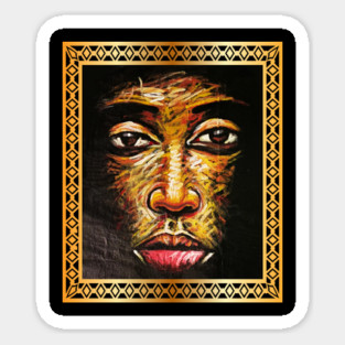 African Man, African Artwork, Black History Sticker