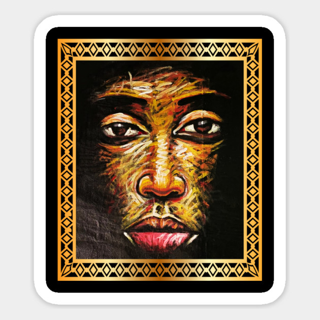 African Man, African Artwork, Black History Magnet by logiamerch