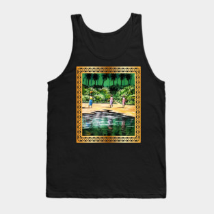 African Artwork, Forest Design Tank Top