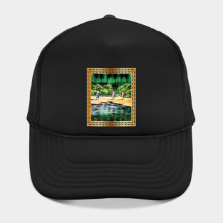 African Artwork, Forest Design Hat