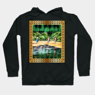 African Artwork, Forest Design Hoodie