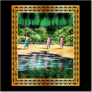 African Artwork, Forest Design Posters and Art