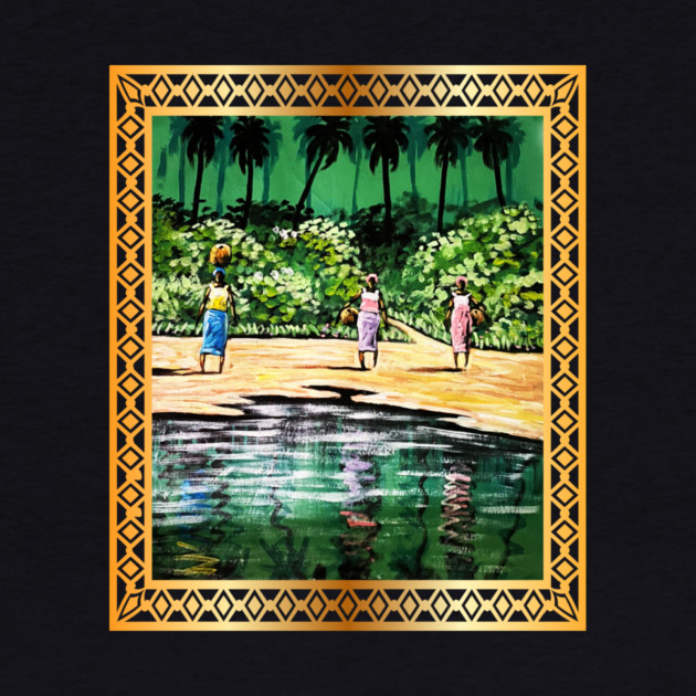 African Artwork, Forest Design by logiamerch