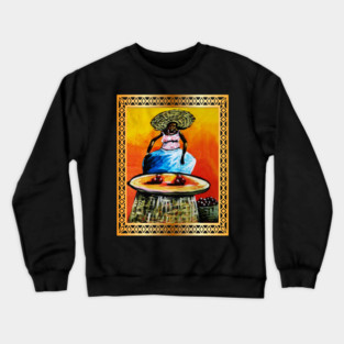 African Woman selling fruits Crewneck Sweatshirt