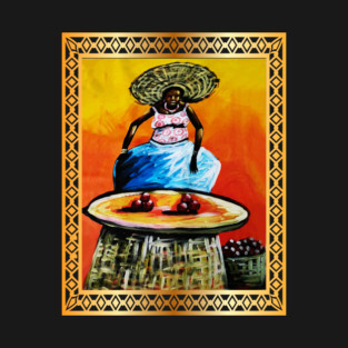 African Woman selling fruits T-Shirt