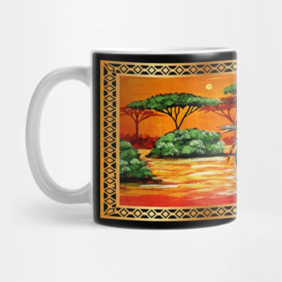 African Artwork, African Women Mug