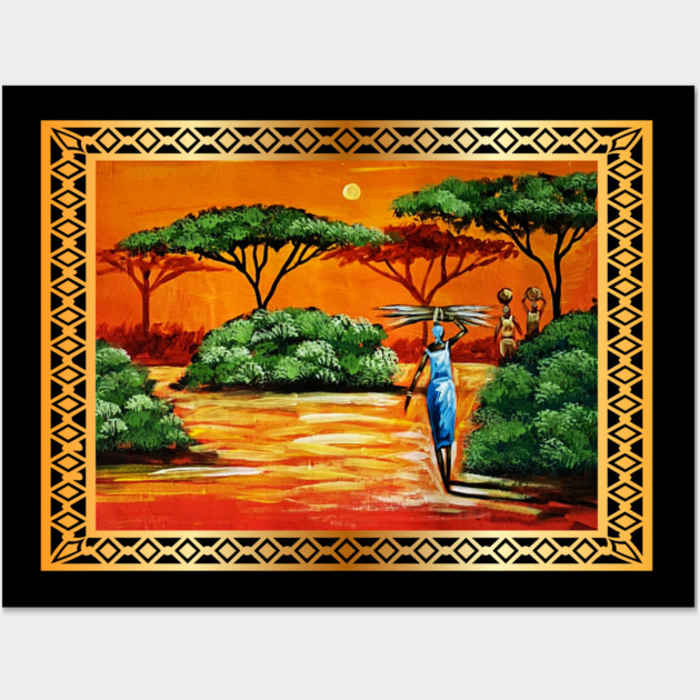 African Artwork, African Women Wall Art by logiamerch