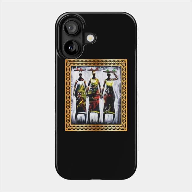African Women, African artwork, Black History Phone Case by logiamerch