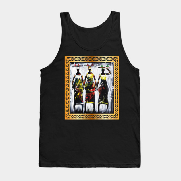 African Women, African artwork, Black History Tank Top by logiamerch