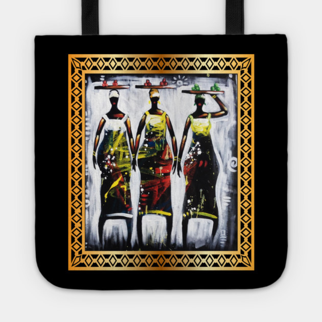 African Women, African artwork, Black History Tote by logiamerch