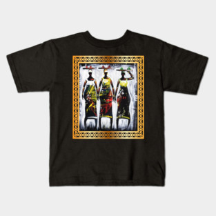 African Women, African artwork, Black History Kids T-Shirt