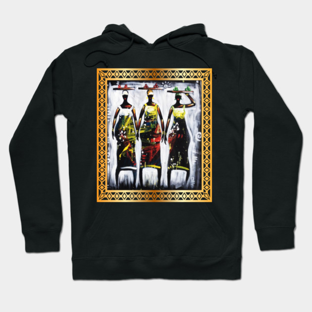 African Women, African artwork, Black History Hoodie by logiamerch