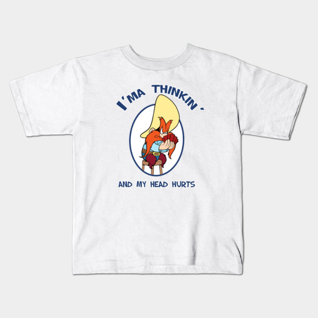 I'ma Thinkin... Kids T-Shirt by JoTheZette