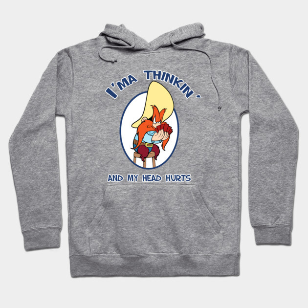 I'ma Thinkin... Hoodie by JoTheZette