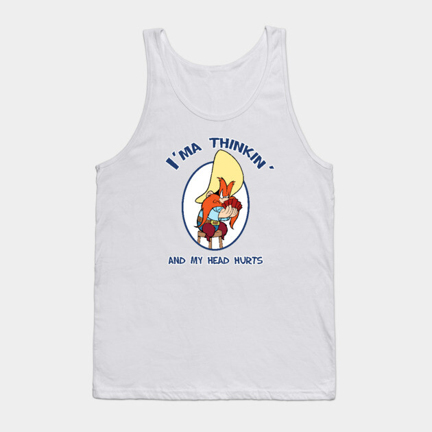 I'ma Thinkin... Tank Top by JoTheZette
