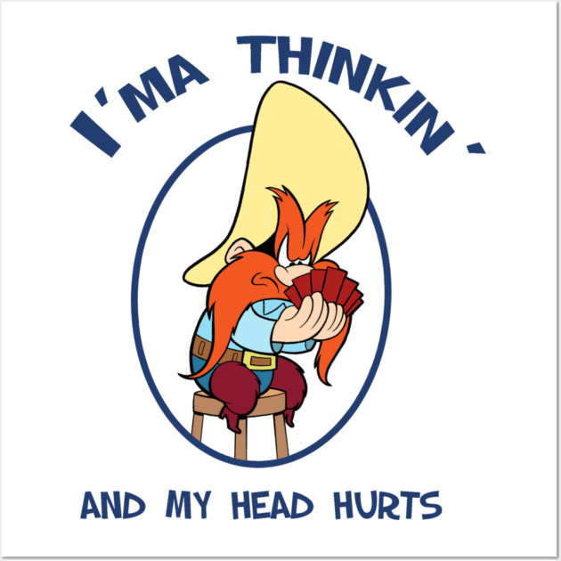 I'ma Thinkin... Wall Art by JoTheZette