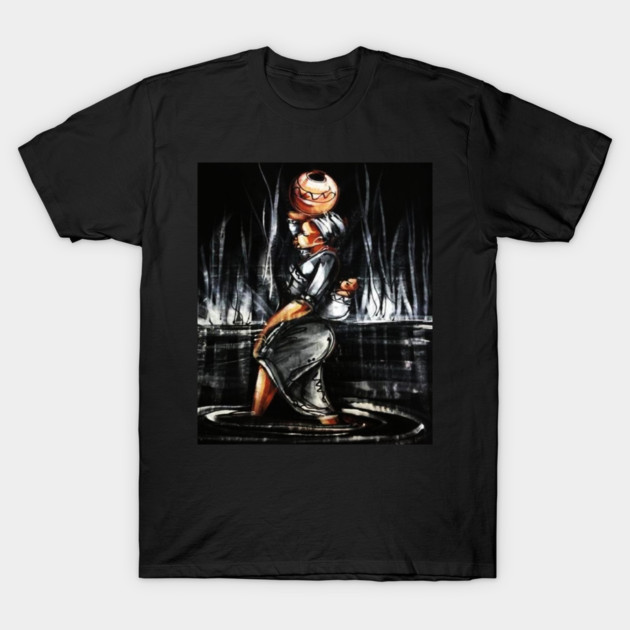 African Woman Carrying Child, African Black History Art T-Shirt by logiamerch