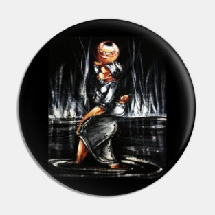 African Woman Carrying Child, African Black History Art Pin