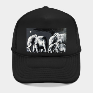 African Elephant Family, Animal Hat