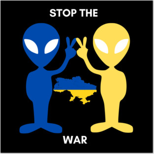 Stop the War in the Ukraine - Shirt Posters and Art