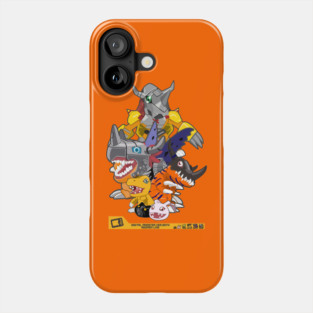 digimon agumon evolution line Phone Case