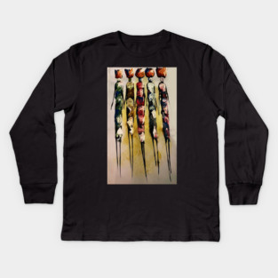 African Women Artwork, Black History Kids Long Sleeve T-Shirt