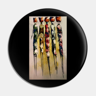 African Women Artwork, Black History Pin