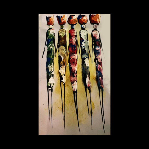 African Women Artwork, Black History by logiamerch
