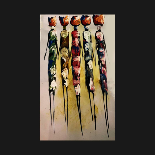 African Women Artwork, Black History by logiamerch