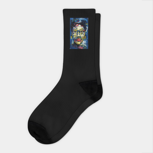 Colorful African Art, Black History, African Woman Socks by logiamerch
