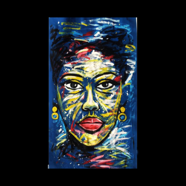 Colorful African Art, Black History, African Woman by logiamerch